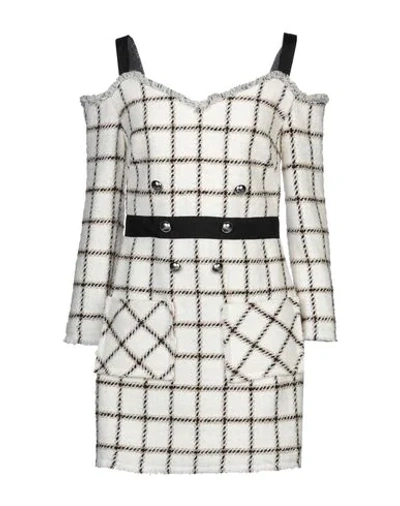 Pinko Short Dresses In Ivory