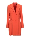 Atos Lombardini Short Dresses In Orange