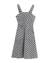 ALEXA CHUNG ALEXACHUNG WOMAN SHORT DRESS STEEL GREY SIZE 6 COTTON, ELASTANE,15042389WS 5