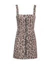 Nicholas Short Dress In Beige