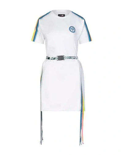 Plein Sport Short Dress In White