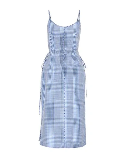 Lela Rose Midi Dresses In Blue