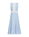 Sandro Midi Dress In Sky Blue