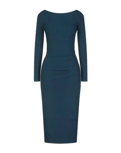 Chiara Boni La Petite Robe Midi Dresses In Deep Jade