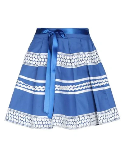 Amuse Mini Skirts In Blue