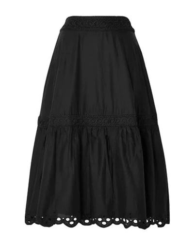 Jcrew Midi Skirts In Black