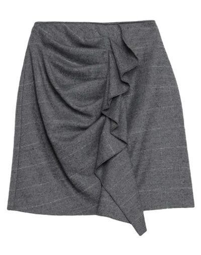 Kristina Ti Midi Skirts In Grey