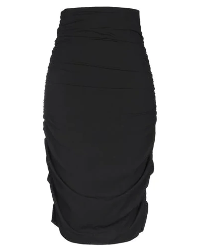 Jijil Midi Skirts In Black