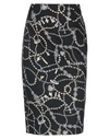 Pinko Midi Skirts In Black