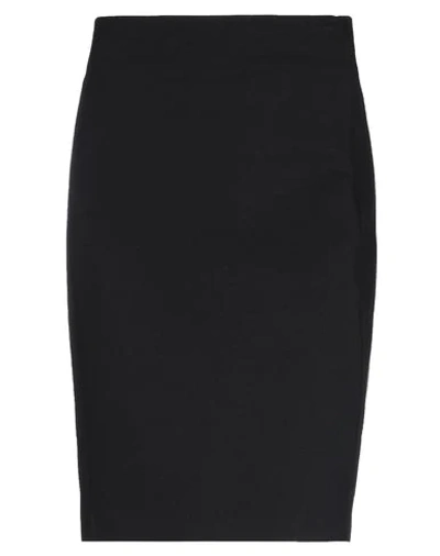 Calvin Klein Collection Knee Length Skirts In Black