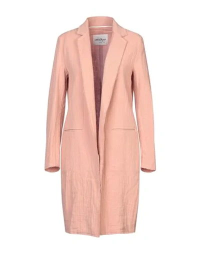 Ottod'ame Overcoats In Pale Pink