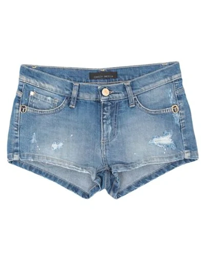 Frankie Morello Denim Shorts In Blue