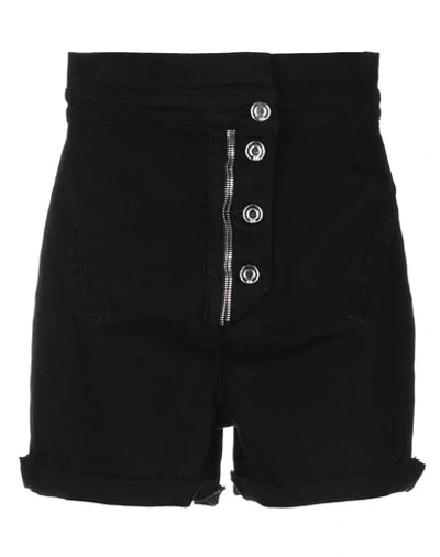 Rta Denim Shorts In Black