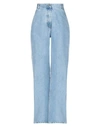 Gcds Chocker Rhinestone-detailed Jeans In Blue