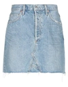 CITIZENS OF HUMANITY CITIZENS OF HUMANITY WOMAN DENIM SKIRT BLUE SIZE 25 COTTON,42800626PG 1