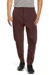 Nike Sportswear Woven Pants In Mahogany/ Black