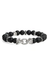 FERRAGAMO SALVATORE FERRAGAMO STONE BEAD BRACELET,0717496