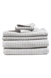 DKNY QUICK DRY 6-PIECE BATH TOWEL, HAND TOWEL & WASHCLOTH SET,3OD011052S1
