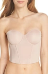 ON GOSSAMER BEAUTIFULLY BASIC CONVERTIBLE STRAPLESS UNDERWIRE BUSTIER,G6162