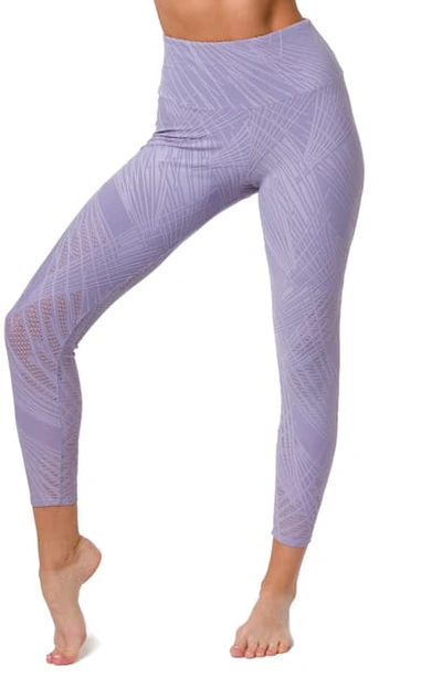 Onzie Selenite Midi Legging - Lavender Gray In Lavender Grey