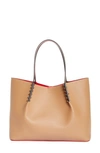 CHRISTIAN LOUBOUTIN LARGE CABAROCK CALFSKIN LEATHER TOTE,3205187