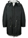 JULIEN DAVID BLACK OVERSIZED RAINCOAT,A1D4509C-206C-7949-A827-8EDD73E3685C