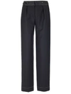 LANVIN LANVIN WOMEN'S BLACK WOOL trousers,RWTR510S4197H1910 40