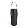 Ralph Lauren Wyatt Single Wine Tote In Black And White