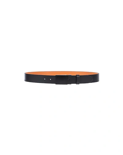 Fred Perry Leather Belt In Black