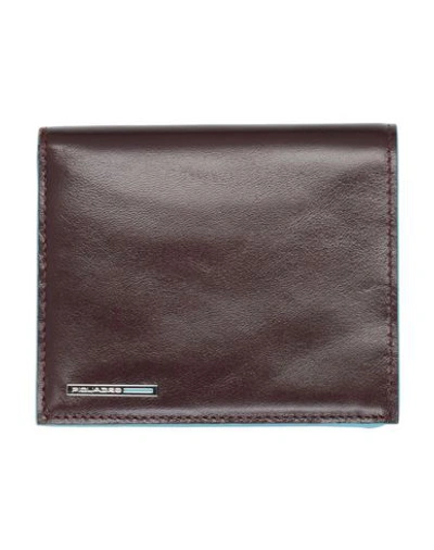 Piquadro Wallet In Maroon