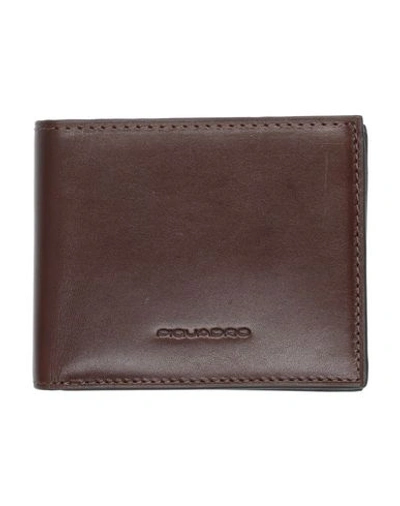 Piquadro Wallet In Dark Brown