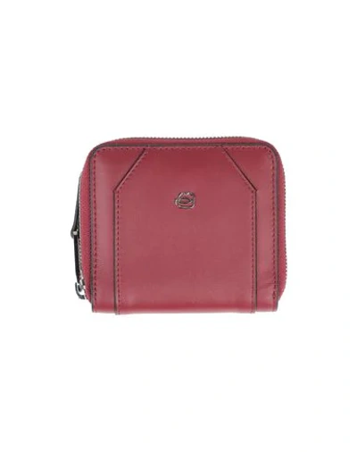 Piquadro Wallet In Maroon