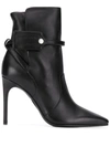 OFF-WHITE SQUARE-TOE ANKLE BOOTIES