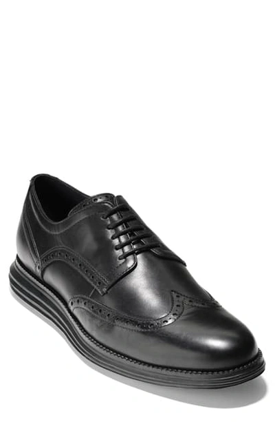 Cole Haan Original Grand Wingtip Derby In Black-black