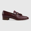 GUCCI MEN'S LOAFER WITH WEB AND INTERLOCKING G
