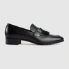 GUCCI GUCCI MEN'S LOAFER WITH WEB AND INTERLOCKING G