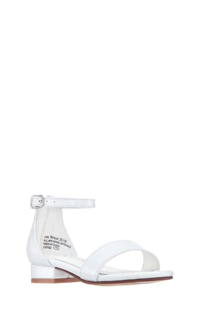 Nina Kids' Hidi Sandal In White Patent