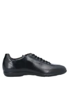 Santoni Laced Shoes In Black