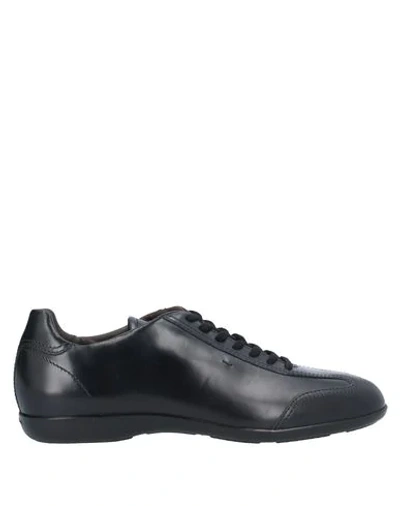 Santoni Laced Shoes In Black