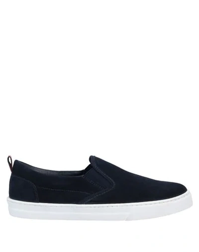 A.testoni Sneakers In Dark Blue