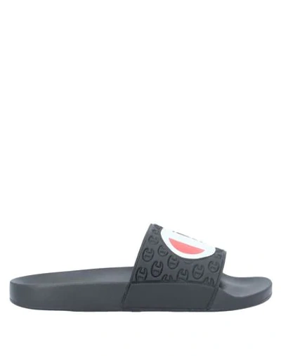 Champion Sandals In Black