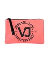 Versace Jeans Handbag In Coral