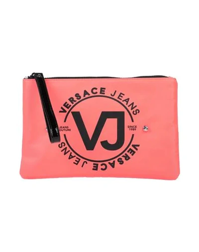 Versace Jeans Handbag In Coral