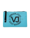 Versace Jeans Handbag In Azure