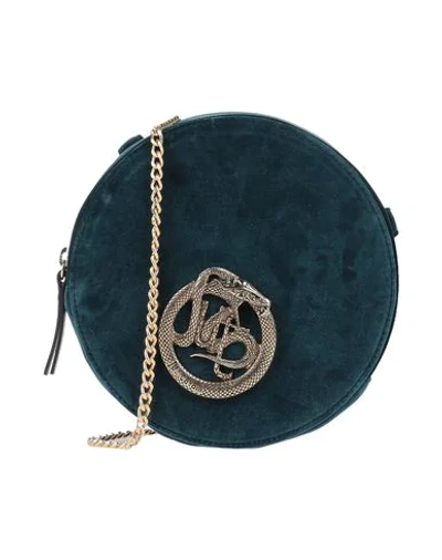 Just Cavalli Cross-body Bags In Deep Jade