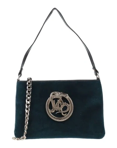 Just Cavalli Handbags In Deep Jade