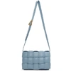 Bottega Veneta The Cassette Padded Leather Crossbody Bag In 1730 Ice