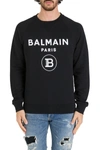 BALMAIN BALMAIN LOGO PRINT SWEATSHIRT