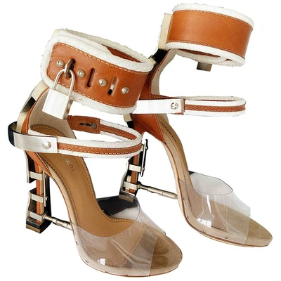 Pre-owned Dsquared2 Brown Leather Heels
