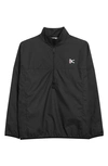 District Vision Theo Embroidered-motif Performance Jacket In Black